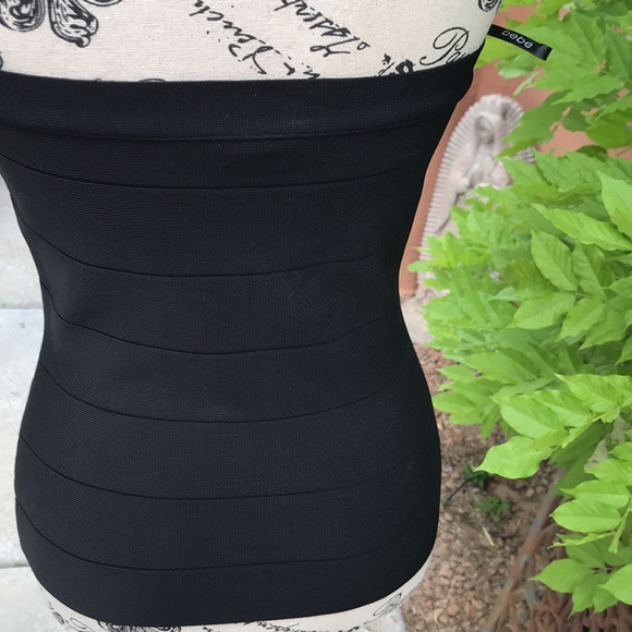 Bebe Strapless Bandage Top L - Picture 3 of 5